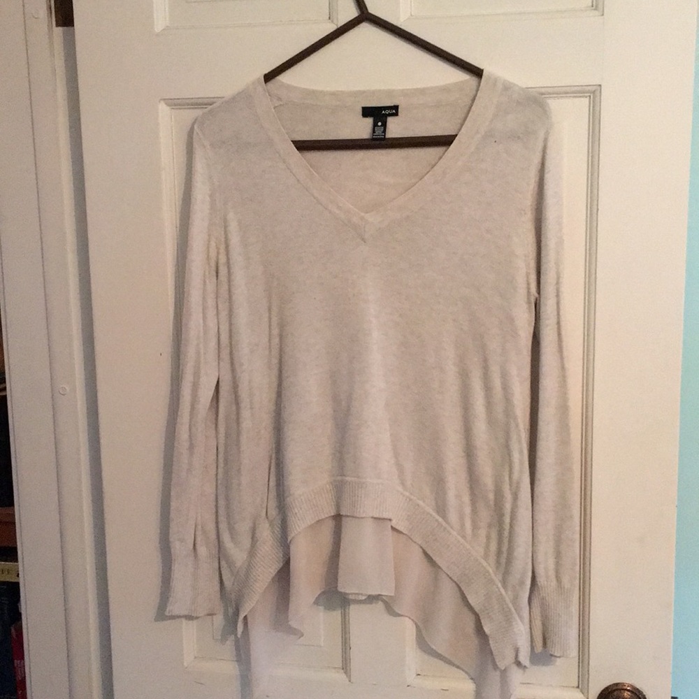AQUA knit top